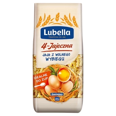 Lubella 4-Jajeczna Makaron świderki 250 g - 0