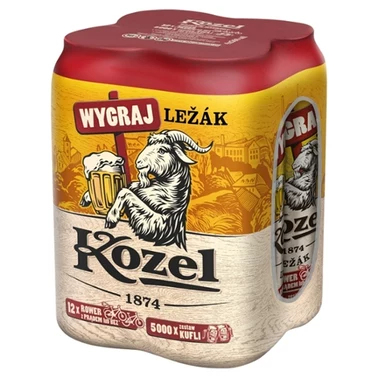 Kozel Ležák Piwo jasne 2 l (4 x 0,5 l) - 1