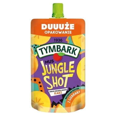 Tymbark Jungle Shot Mus jabłko gruszka banan kaki 200 g - 1