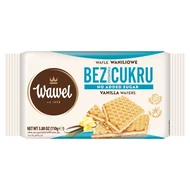 Wawel Wafle waniliowe bez dodatku cukru 110 g