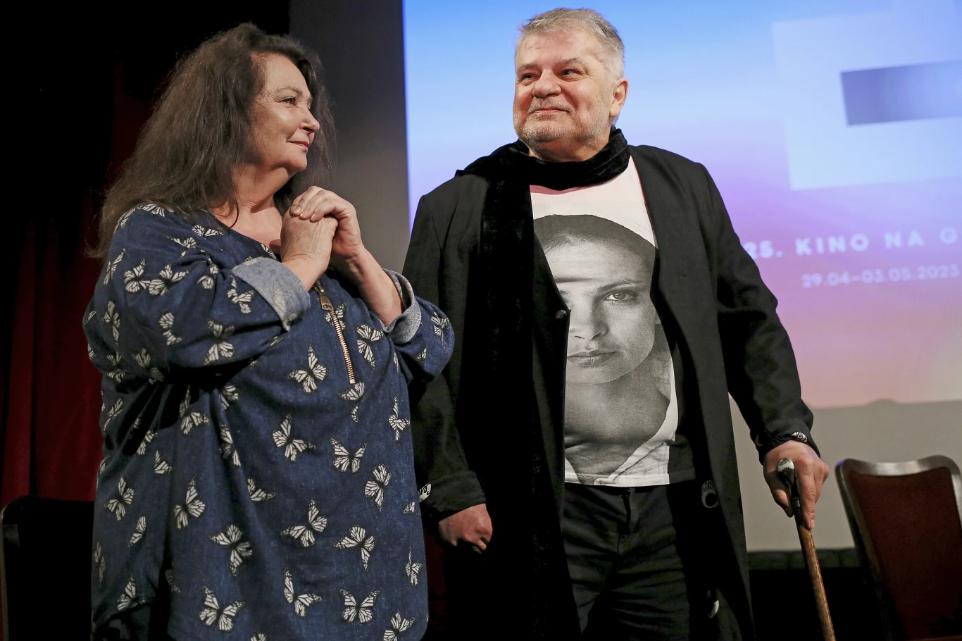 Krzysztof Globisz i Anna Dymna Krzysztof Globisz i Anna Dymna