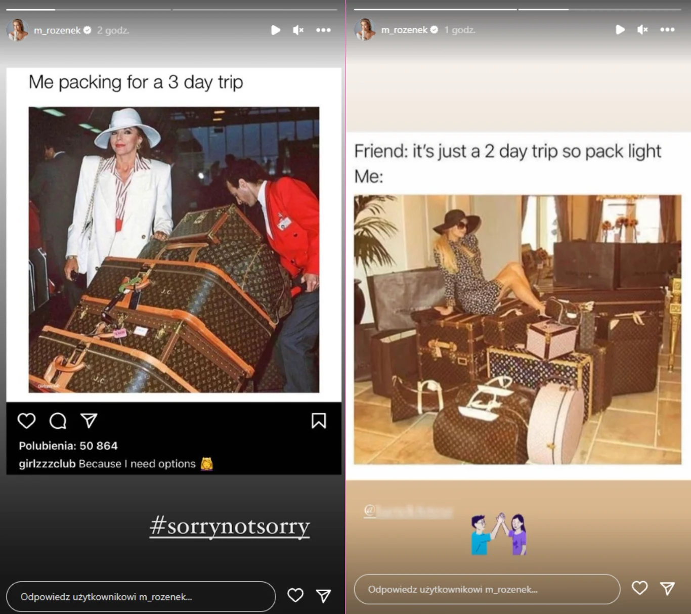 Małgorzata Rozenek śmieje się z siebie