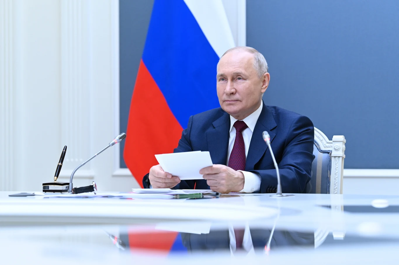 Prezydent Rosji Władimir Putin podczas szczytu Szanghajskiej Organizacji Współpracy