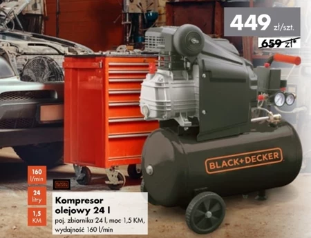 Kompresor olejowy Black+Decker