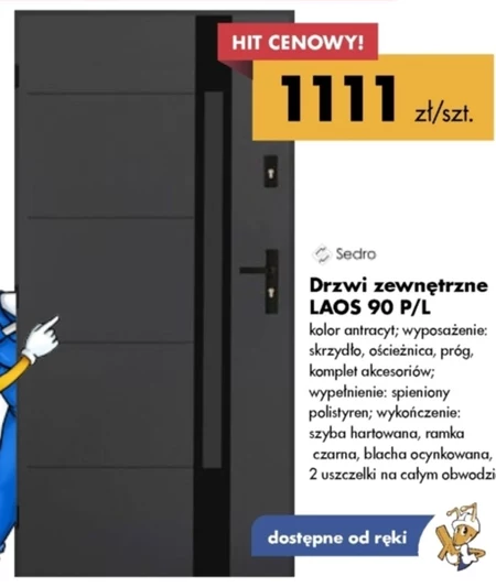 Drzwi zewnętrzne Sedro