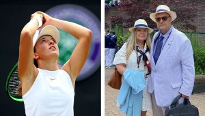 Victor Archiutowski z żoną Jolą, obok nasza gwiazda Iga Świątek, która daje menedżerowi z polskimi korzeniami powód do dumy