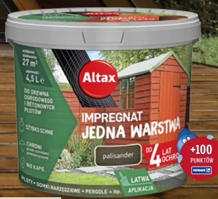 Impregnat do drewna Altax