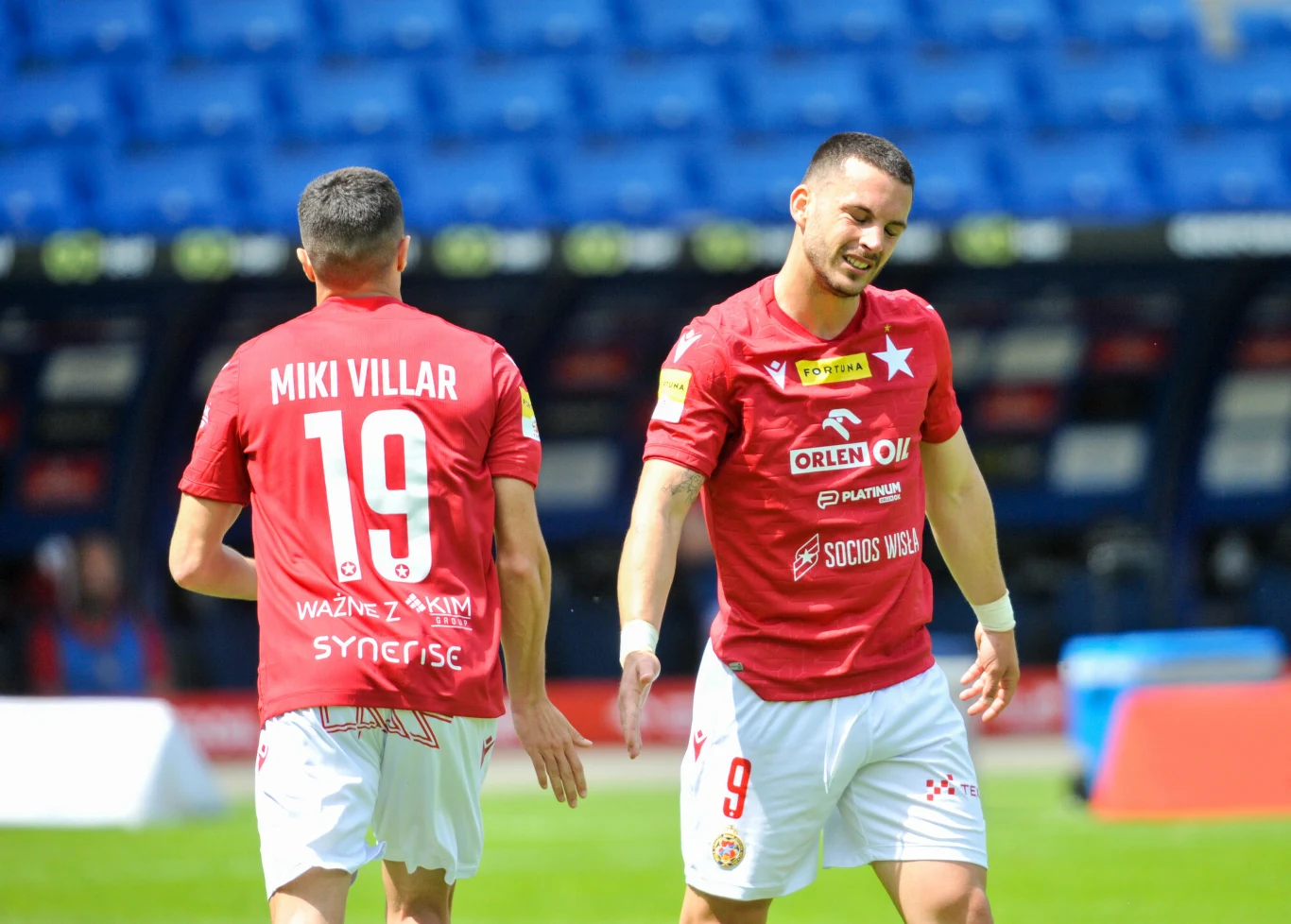 Miki Villar i Angel Rodado w barwach Wisły Kraków