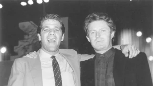 Glenn Frey i Don Henley z The Eagles w połowie lat 80.