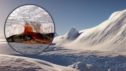 Krwawy wodospad od lat jest obiektem badań