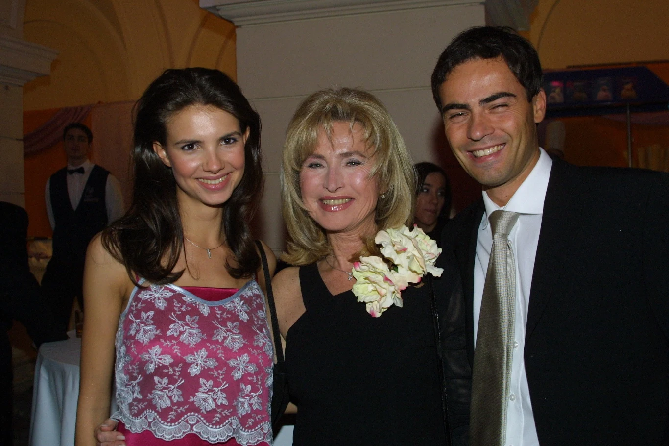 Bogumiłą Wander z Synową i synem Markiem Bogumiłą Wander z Synową i synem Markiem