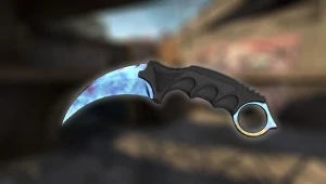 Karambit Case Hardened Blue Gem