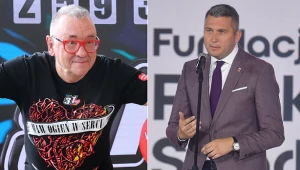 Na zdjęciu Jerzy Owsiak oraz prezes Polskiego Komitetu Olimpijskiego Radosław Piesiewicz 