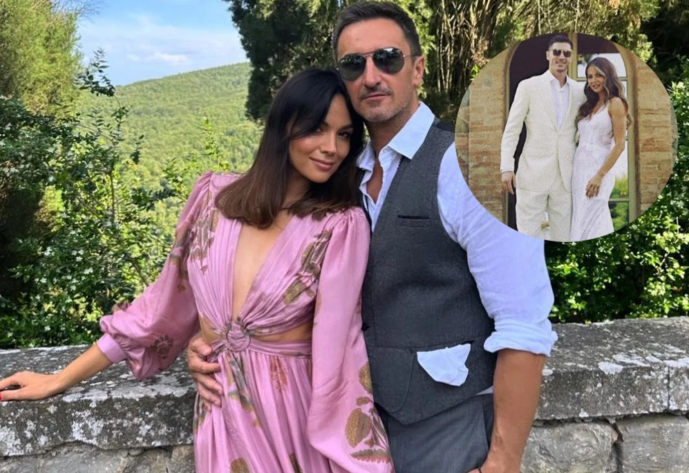 Karpiel-Bułecka i Paulina Krupińska na ślubie Lewandowskich /https://www.instagram.com/pkrupinska/?hl=pl Karpiel-Bułecka i Paulina Krupińska na ślubie Lewandowskich /https://www.instagram.com/pkrupinska/?hl=pl