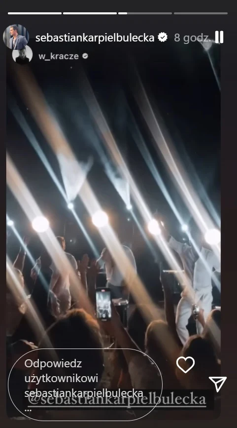 Sebastian Karpiel-Bułecka dał koncert na ślubie Lewandowskich /https://www.instagram.com/w_kracze/