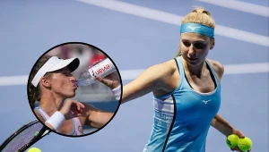 Alicja Rosolska (w kółeczku), na głównym planie Nadia Kiczenok