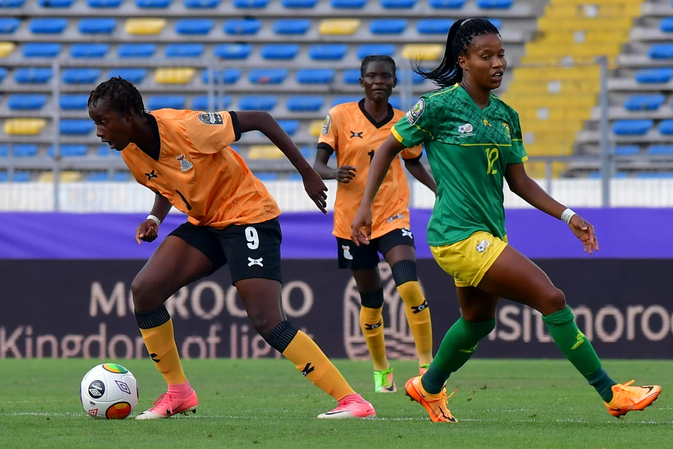 Zambia w meczu z RPA Zambia w meczu z RPA