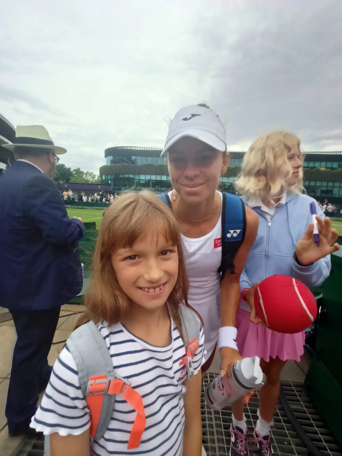 Córka Pani Ani, Pola, tu na zdjęciu z Magdą Linette Córka Pani Ani, Pola, tu na zdjęciu z Magdą Linette