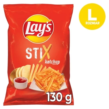 Lay's Stix Chipsy ziemniaczane o smaku ketchupowym 130 g - 3