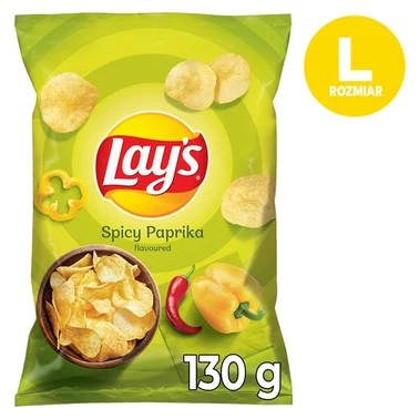Lay's Chipsy ziemniaczane o smaku pikantnej papryki 130 g - 1