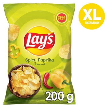 Lay's Chipsy ziemniaczane o smaku pikantnej papryki 200 g - 1