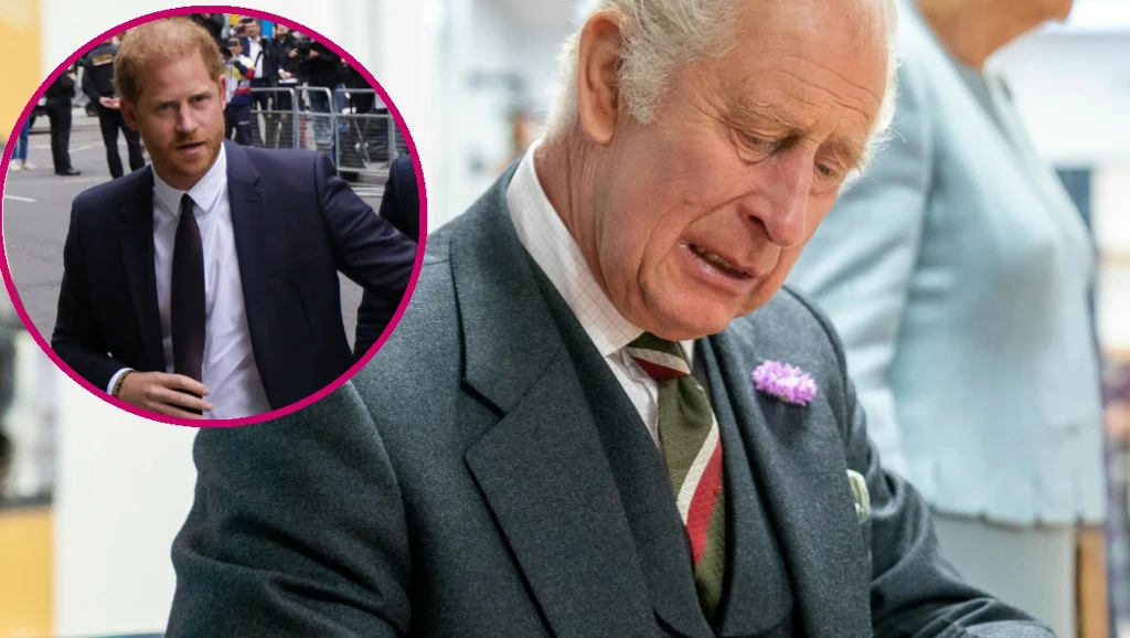 Król Karol III i książę Harry Król Karol III i książę Harry