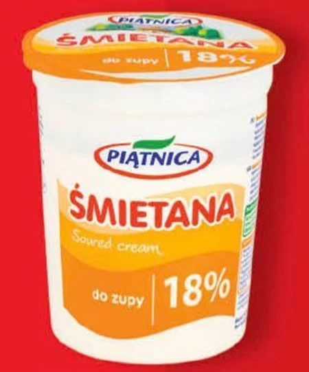 Piątnica Śmietana 18 % 400 g