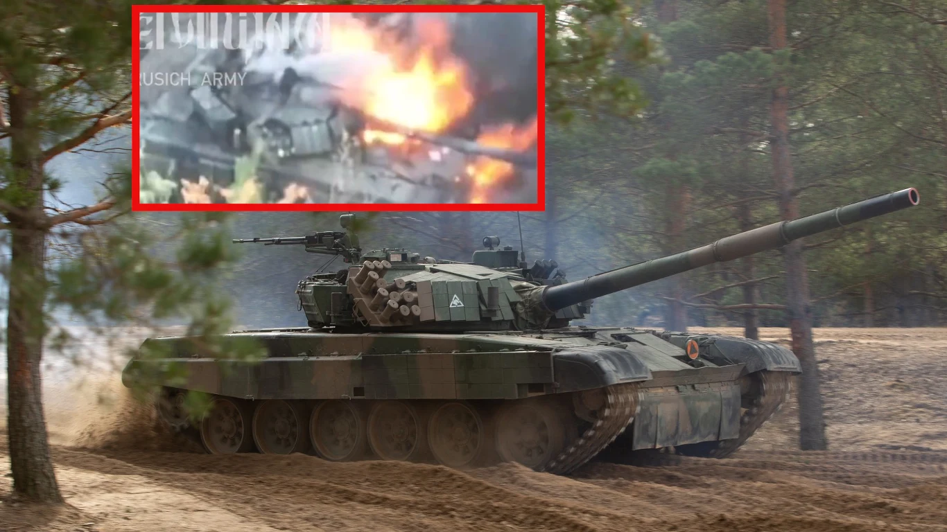 Pierwszy polski czołg PT-91 został zniszczony w Ukrainie