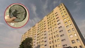 Nastolatkowie zrzucali betonowe elementy z dachu wieżowca 