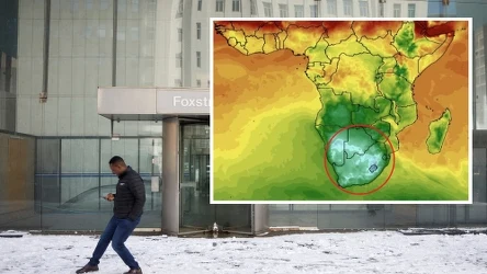 W poniedziałek spadł śnieg spadł w Johannesburgu, wywołując sensację wśród mieszkańców