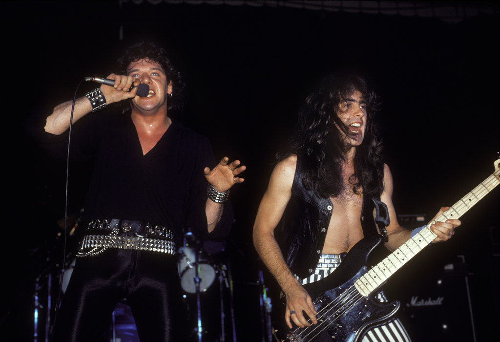 Paul Di'anno i Steve Harris w 1981 roku