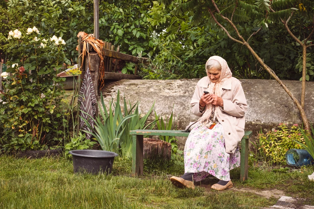 Babcia Szura "u siebie" / zdjęcie dzięki uprzejmości Witolda Szabłowskiego