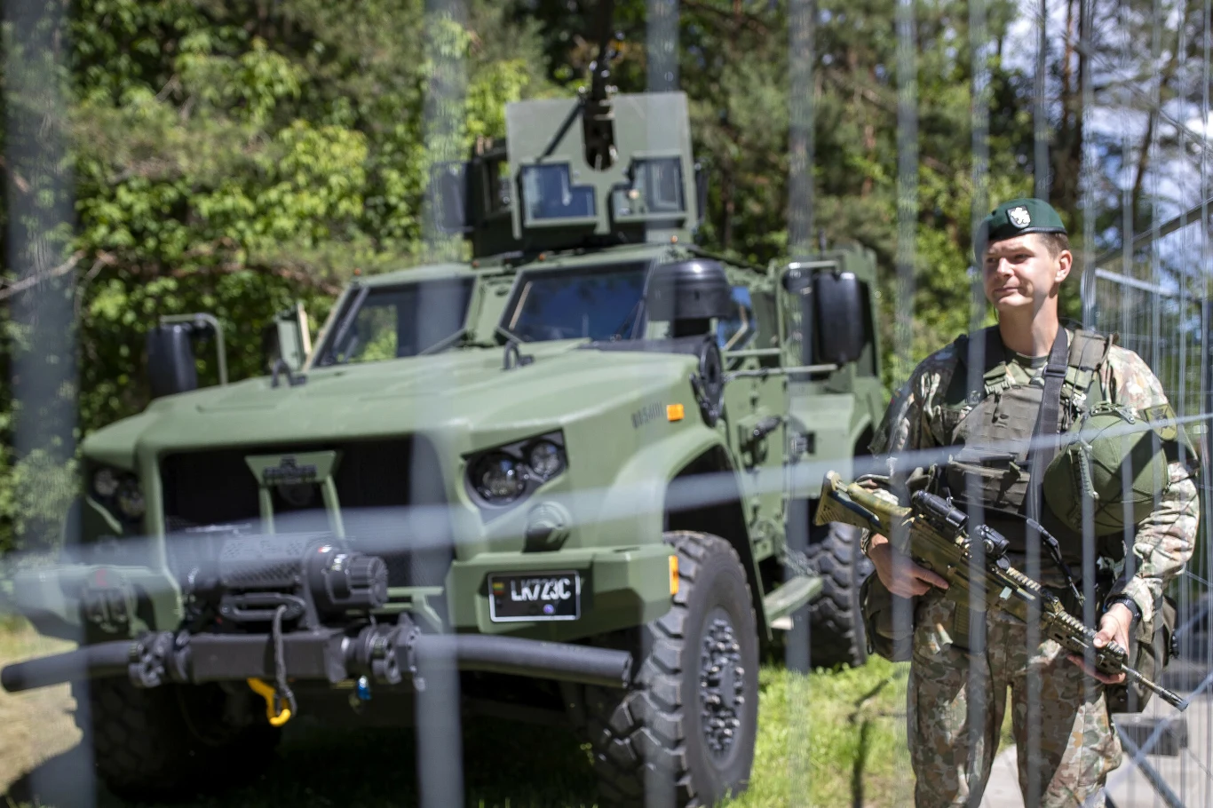 Litewscy żołnierze przed szczytem NATO w Wilnie