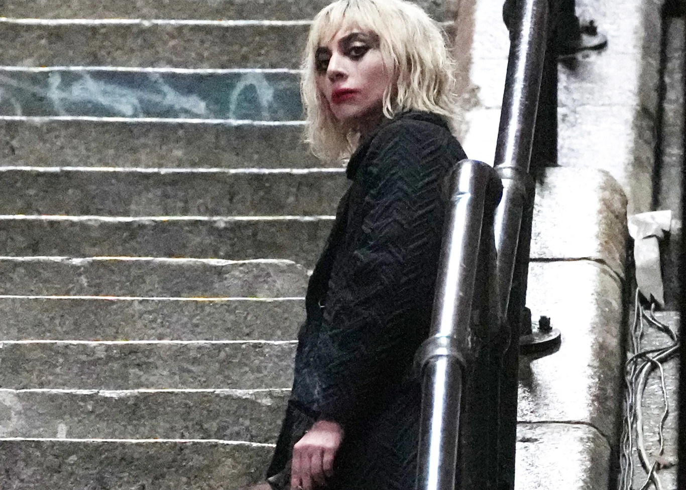 Lady Gaga na planie filmu "Joker: Folie a deux" Lady Gaga na planie filmu "Joker: Folie a deux"