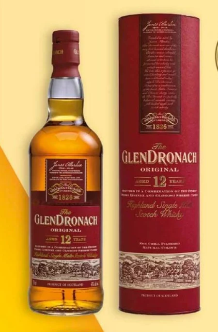 The Glendronach Original Aged 12 Years Highland Single Malt Scotch Whisky 700 ml