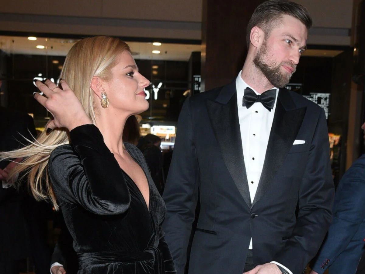 Zofia Zborowska z mężem. Pokazała, jak balowała u Lewandowskich Zofia Zborowska z mężem. Pokazała, jak balowała u Lewandowskich