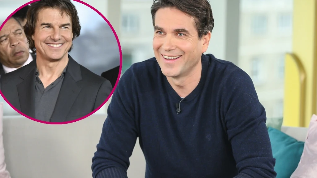 Marcin Dorociński i Tom Cruise