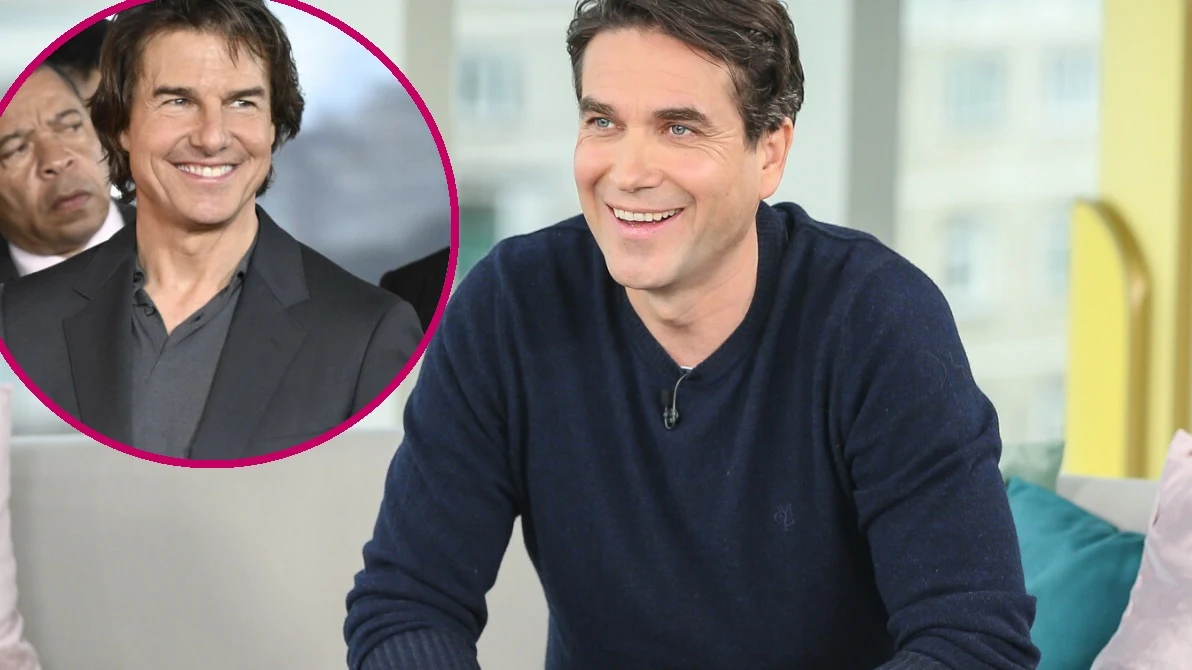 Marcin Dorociński i Tom Cruise Marcin Dorociński i Tom Cruise