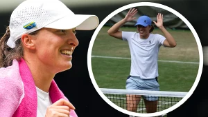 Iga Świątek zademonstrowała próbkę swoich umiejętności na trawie 