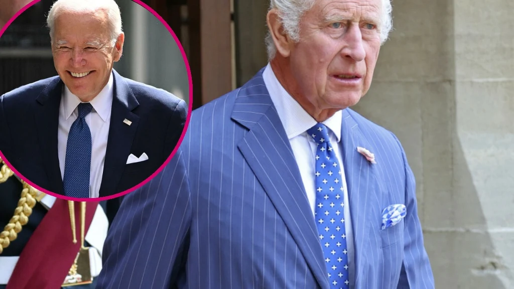 Król Karol III i Joe Biden