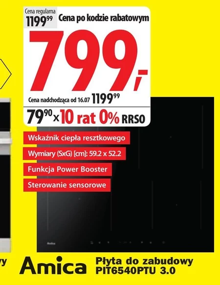 Płyta indukcyjna Amica
