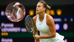 Aryna Sabalenka i w kółku Iga Świątek