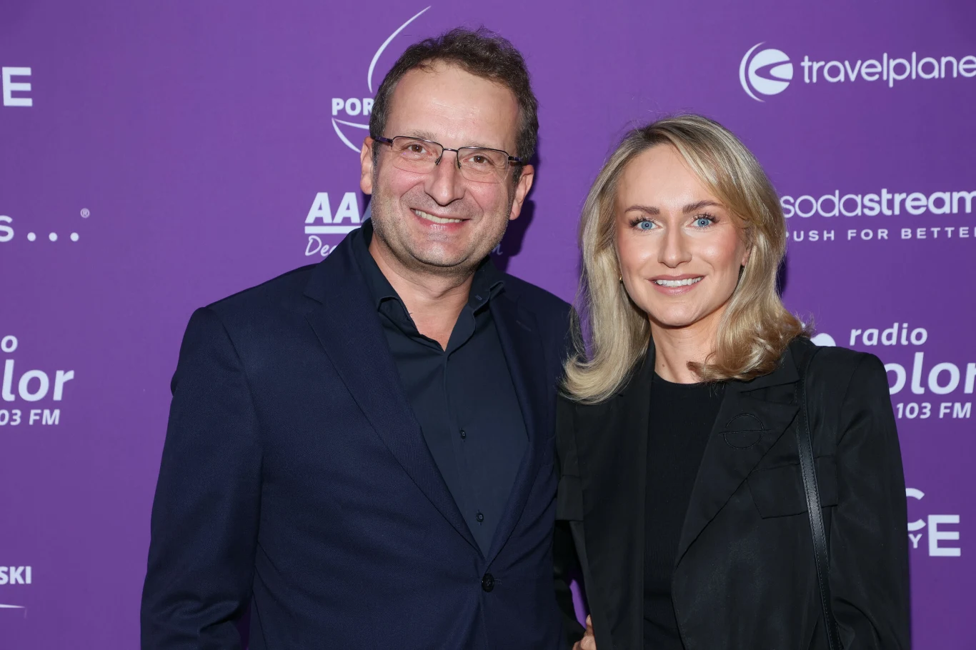 Robert Górski z żoną