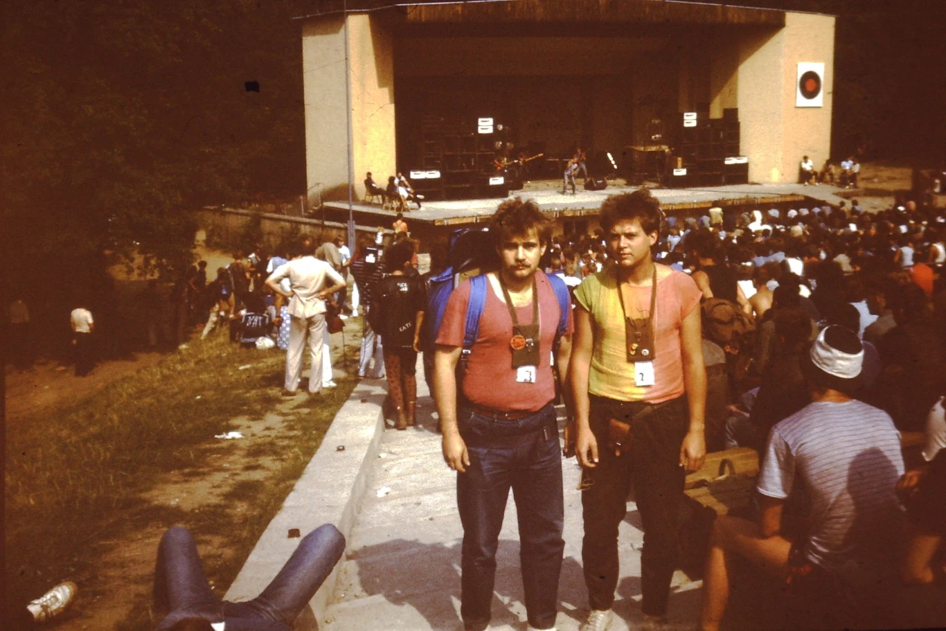 Jarocin 1984 r., Dżej Dżej z bratem Jarocin 1984 r., Dżej Dżej z bratem