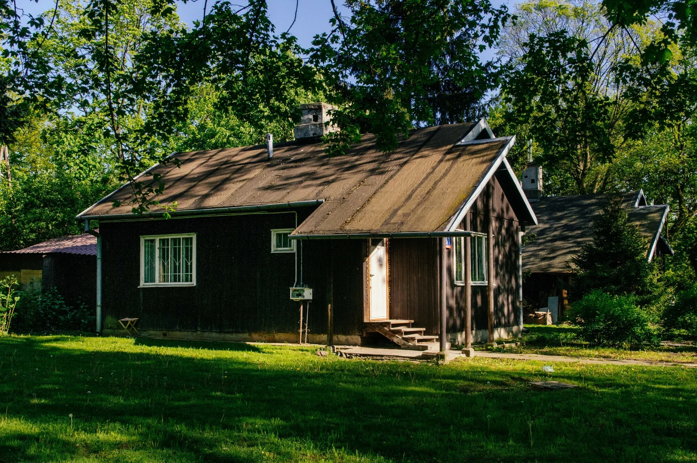 Domki fińskie na warszawskim Jazdowie