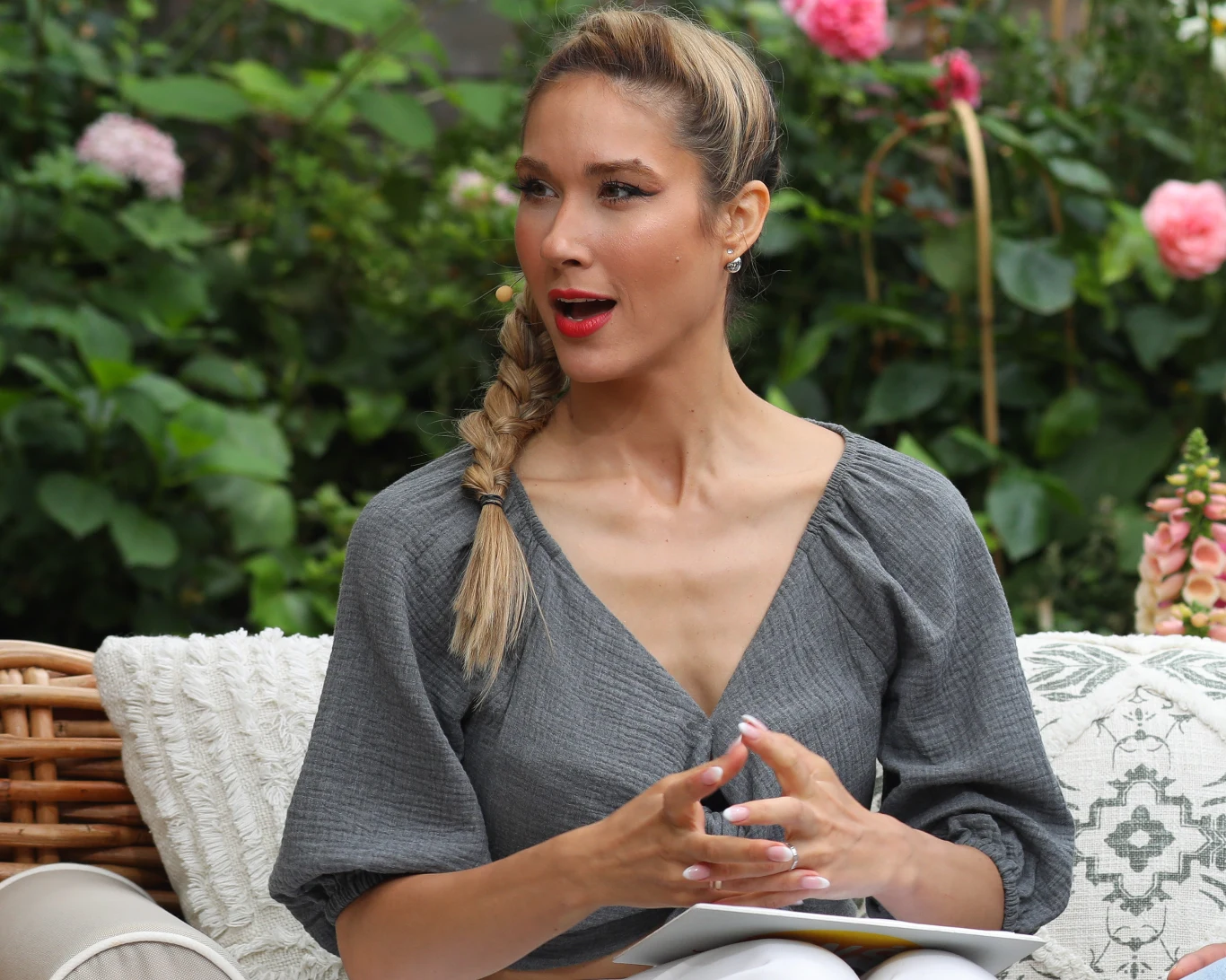 Ida Nowakowska znów musiała improwizować w programie na żywo Ida Nowakowska znów musiała improwizować w programie na żywo