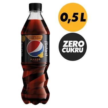 Pepsi-Cola Zero cukru Napój gazowany o smaku mango 500 ml - 3