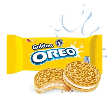 Oreo Golden Ciastka z nadzieniem o smaku waniliowym 44 g (4 sztuki) - 2