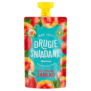 Drugie śniadanie Mus 100 % jabłko 100 g - 0