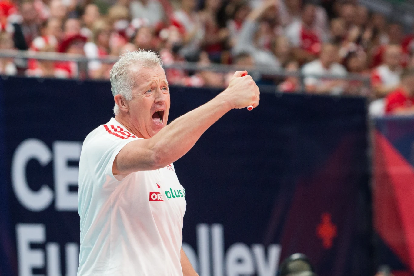 Vital Heynen w czasie, gdy prowadził reprezentację Polski